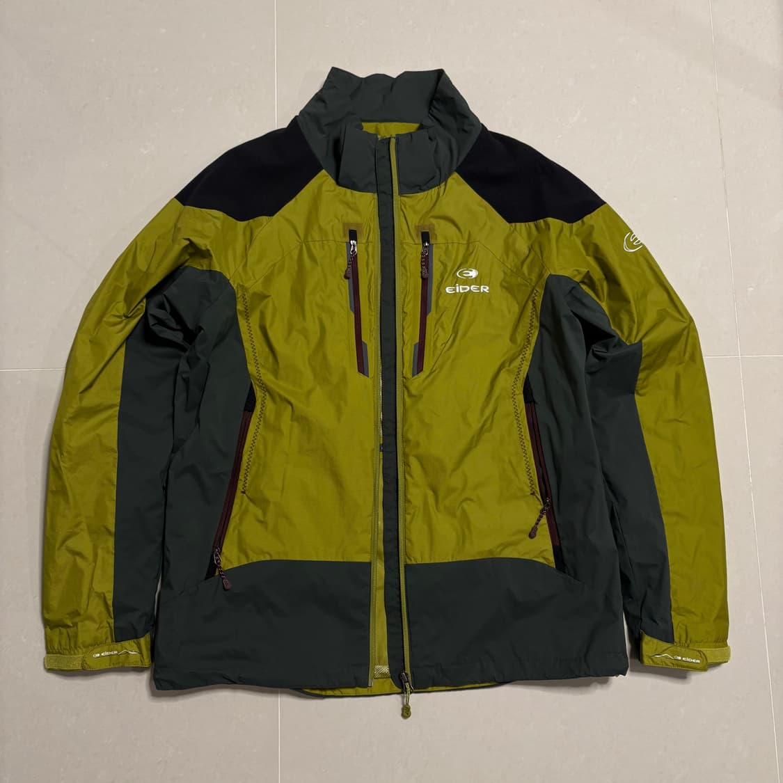 정품 아이더 아웃도어 배색 바람막이 나일론 집업 자켓 빅사이즈 상품이미지2