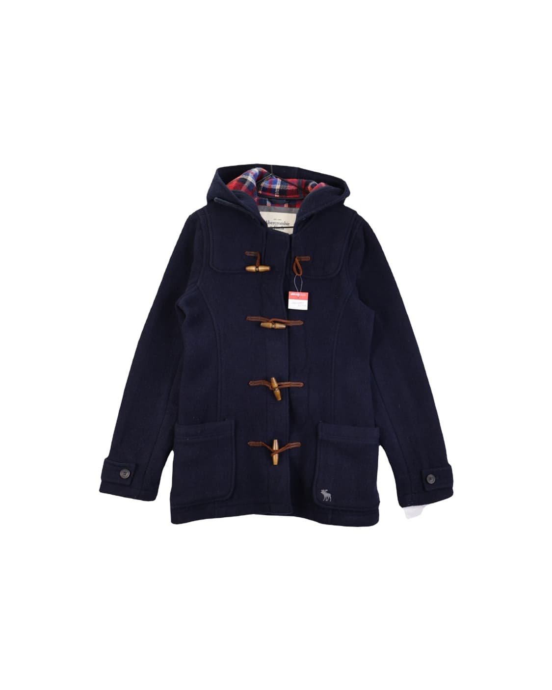Abercrombie & Fitch Navy Wool Coats 상품이미지4