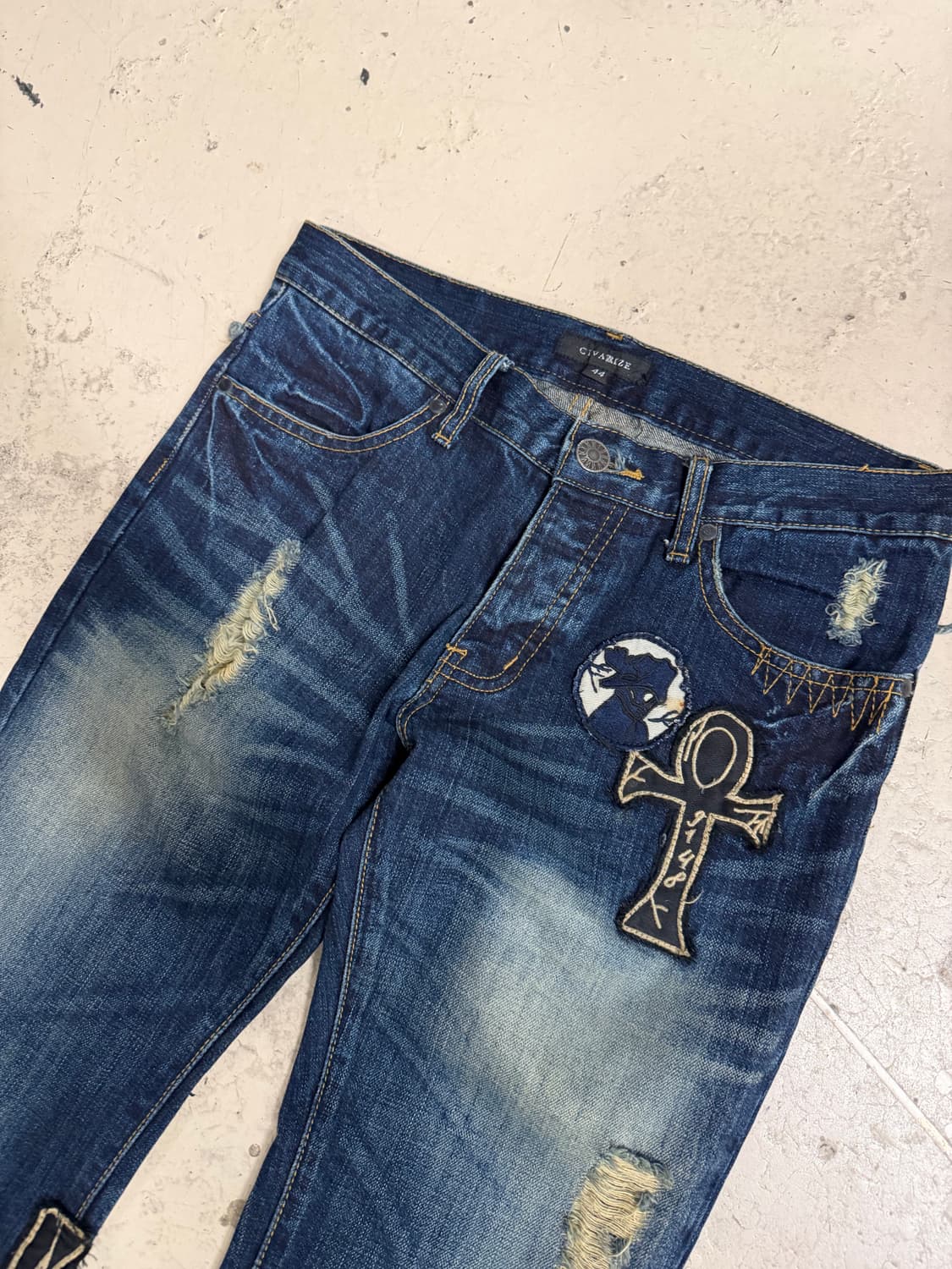 Civarize patch detail boots-cut pants 상품이미지3
