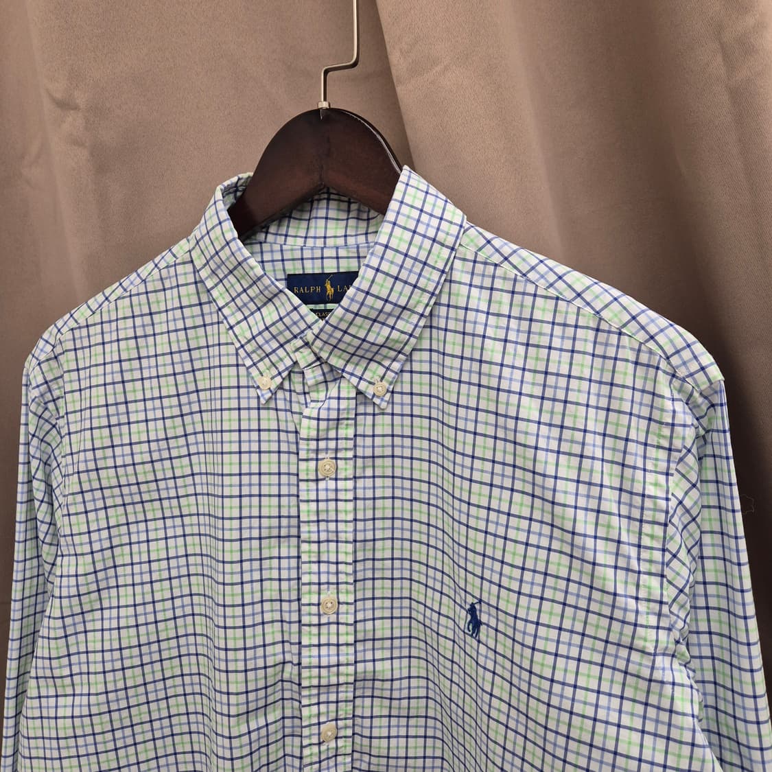 폴로 랄프로렌 클래식핏 체크셔츠 L 상품이미지2