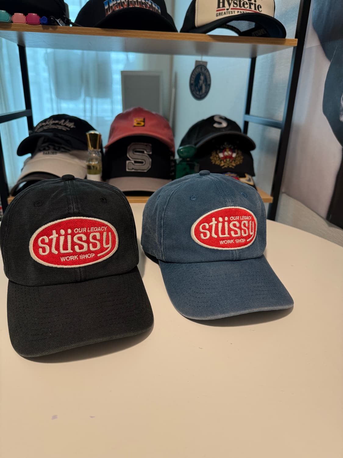 스투시x아워레가시 워크샵 미드 뎁스 캡 블랙 상품이미지1