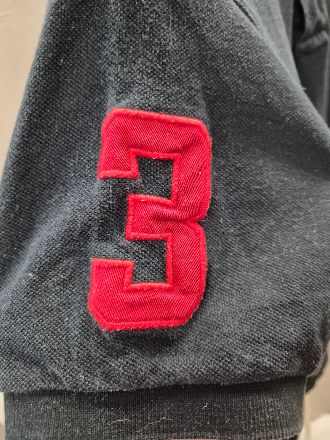 폴로 랄프로렌 빅포니 카라티 블랙 레드 XL 상품이미지4