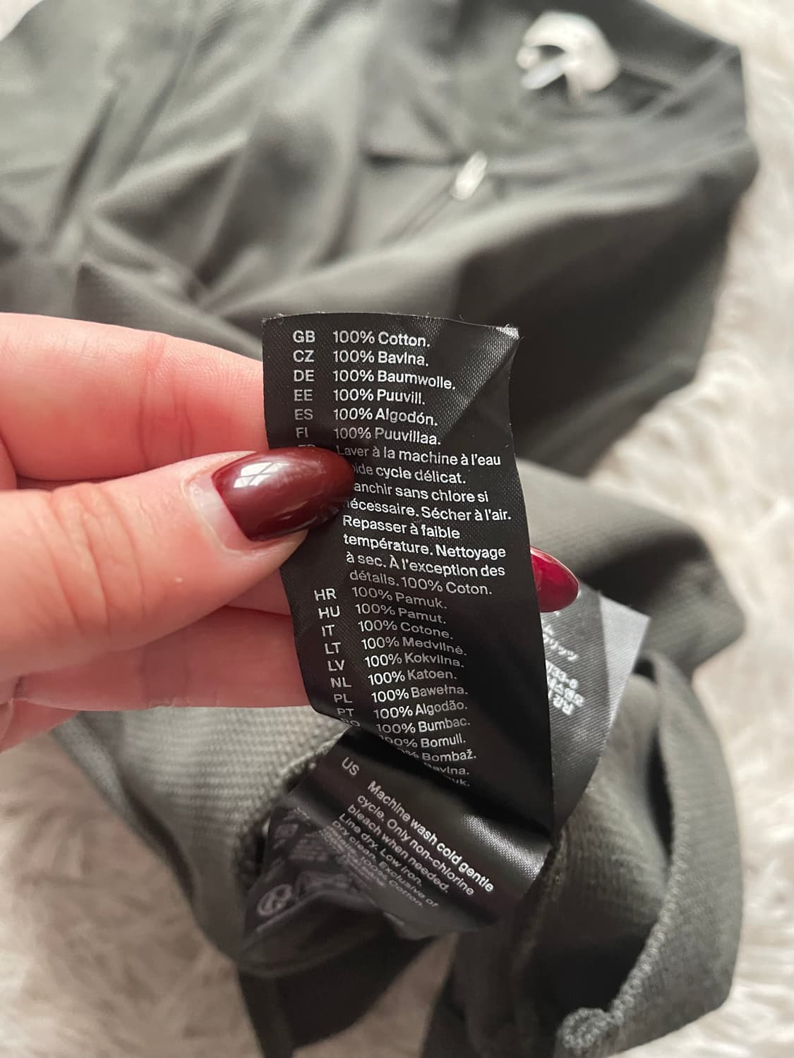 COS 코스 지퍼 카라 반팔 폴로 셔츠 상품이미지3