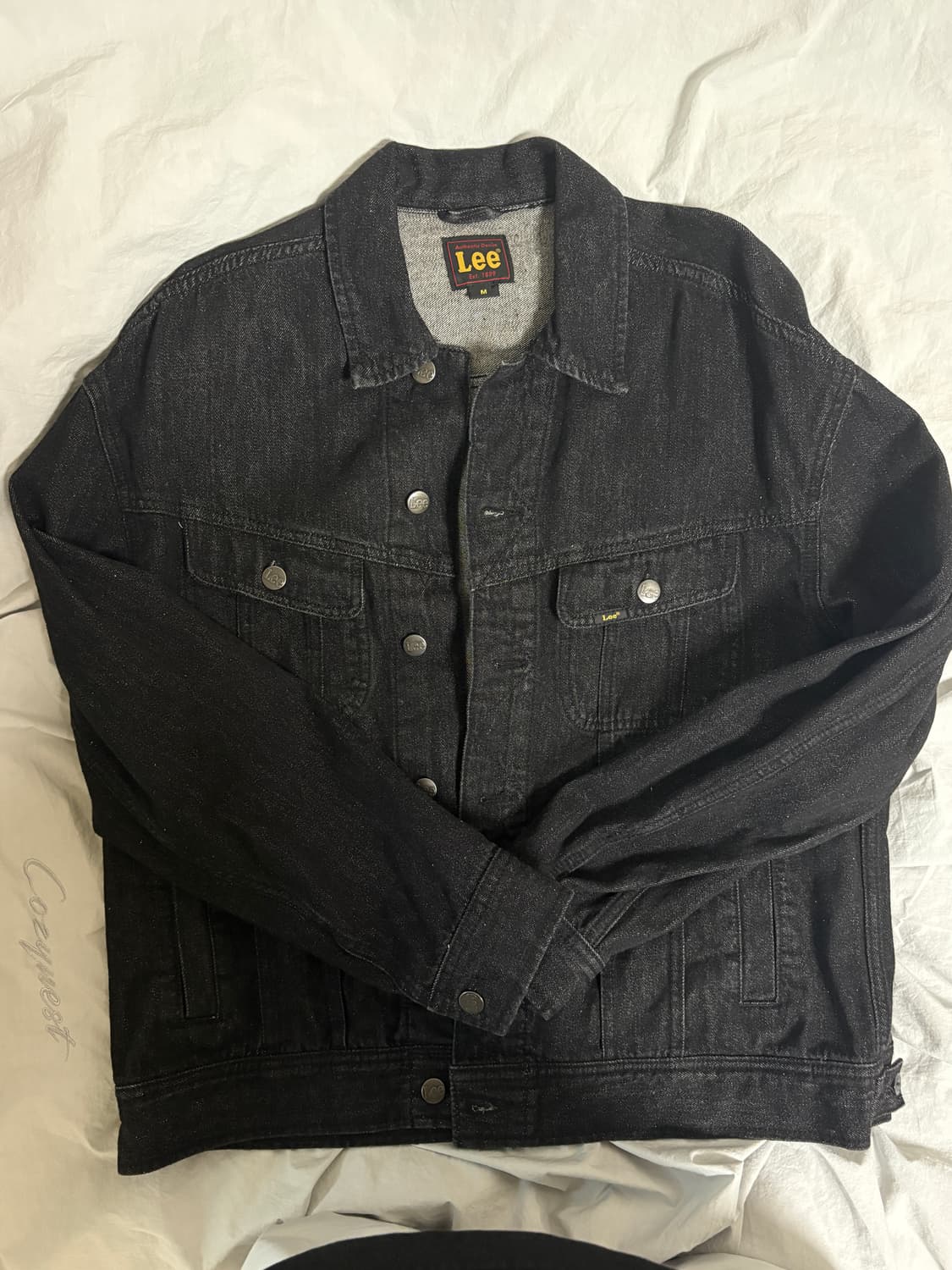 [M] LEE 데님 트러커 - 흑청 판매 상품이미지1