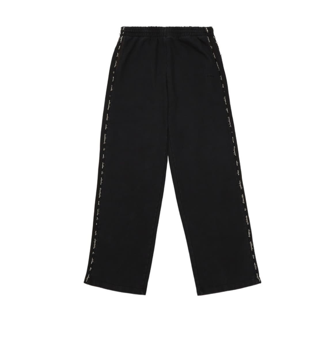 604service beaded track pants black s 상품이미지3