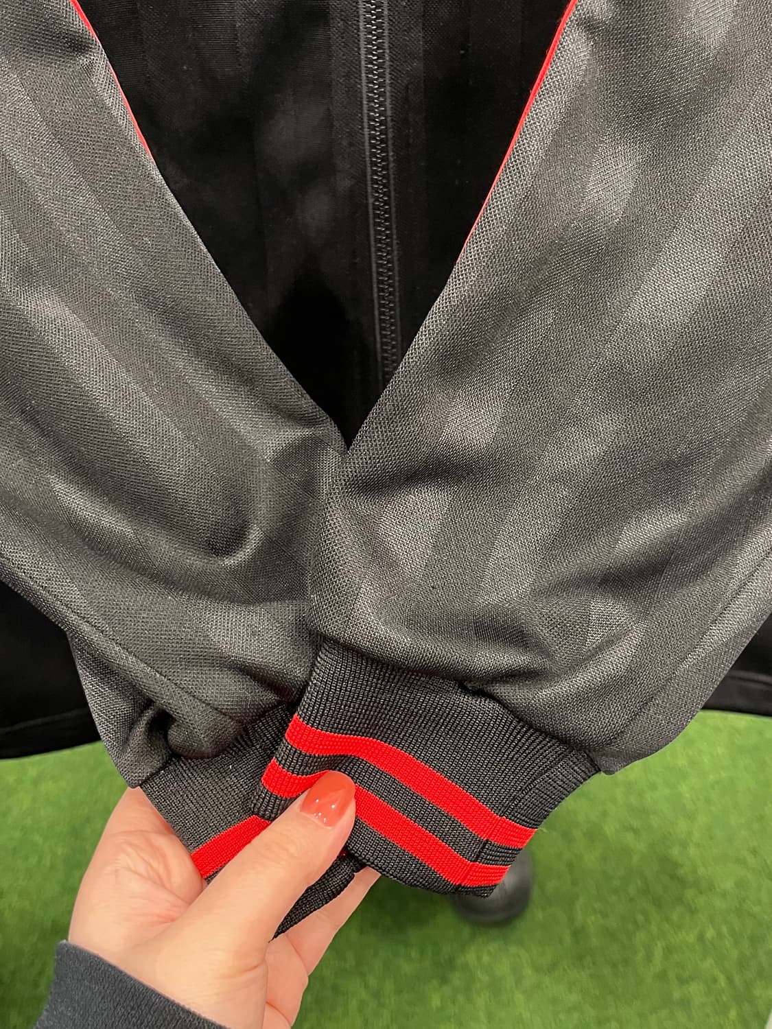 90s Reebok 리복 올드스쿨 저지 집업 상품이미지4