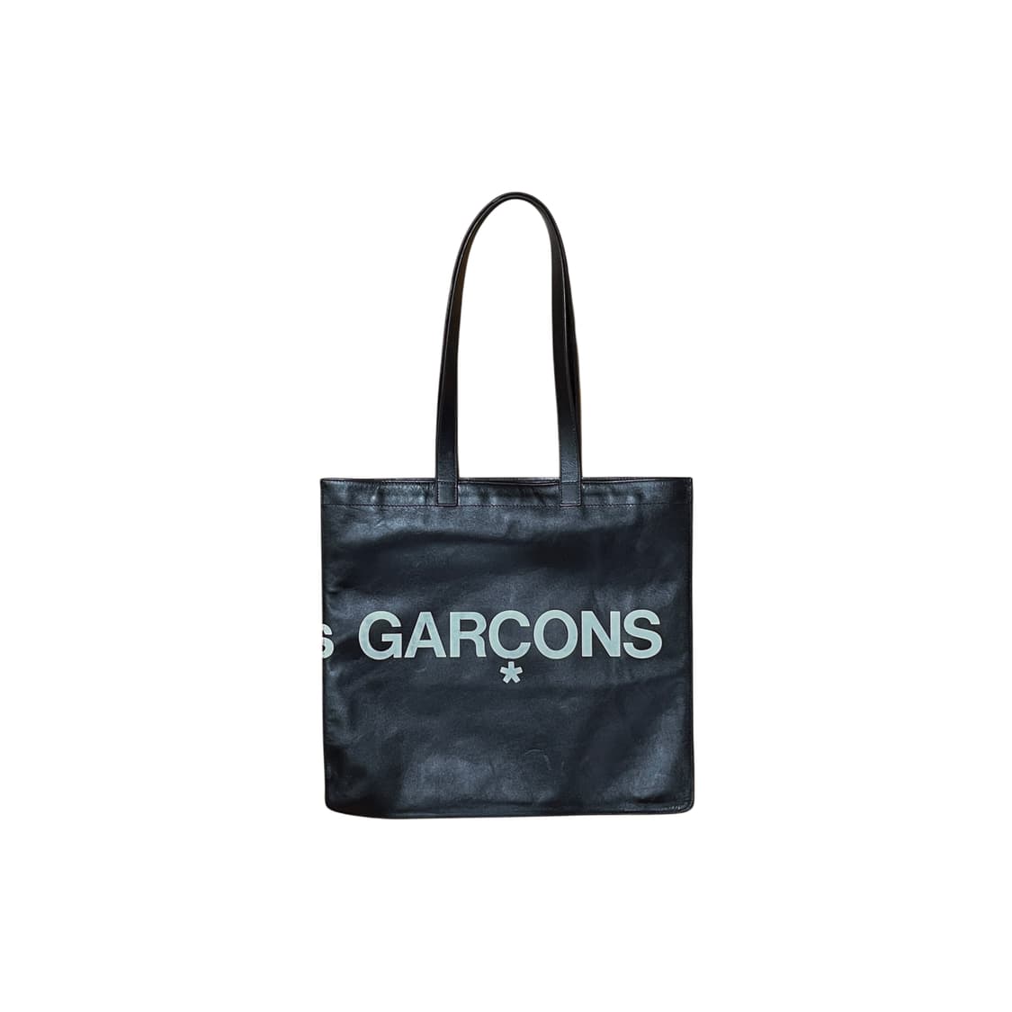 Comme des garcons Leather Logo Tote Bag 상품이미지2