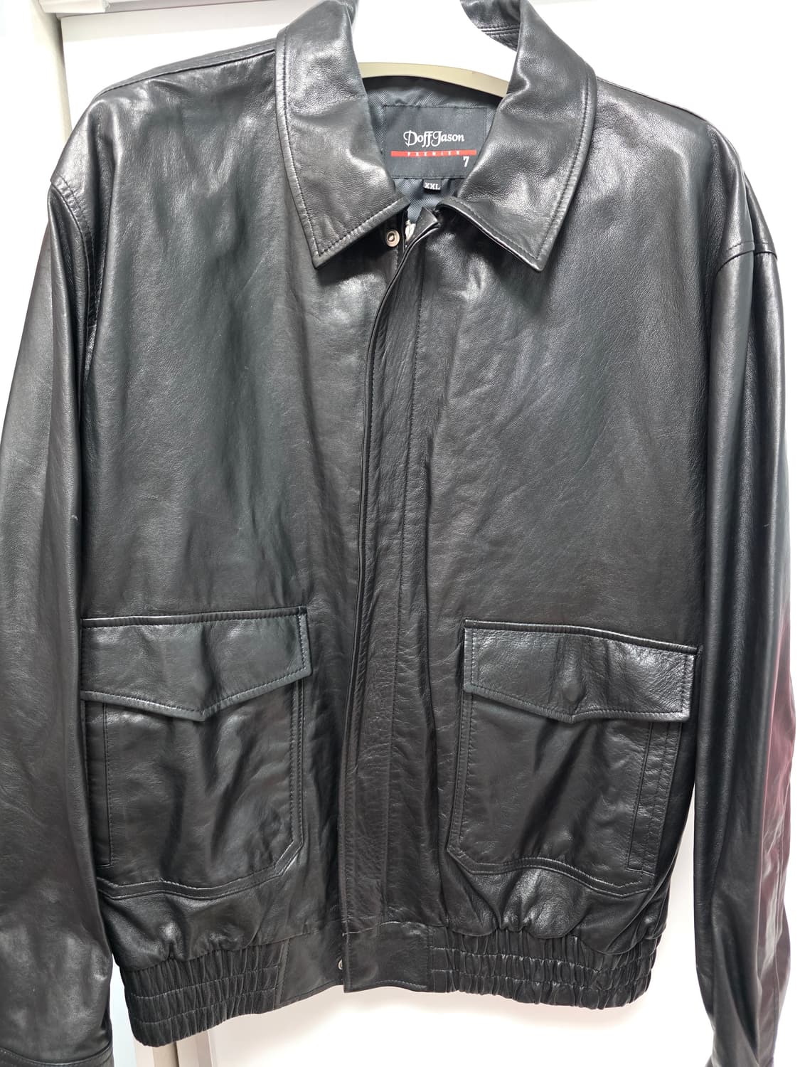 도프제이슨 프리미엄 베지터블 A-2 자켓 BLACK 2XL 상품이미지2