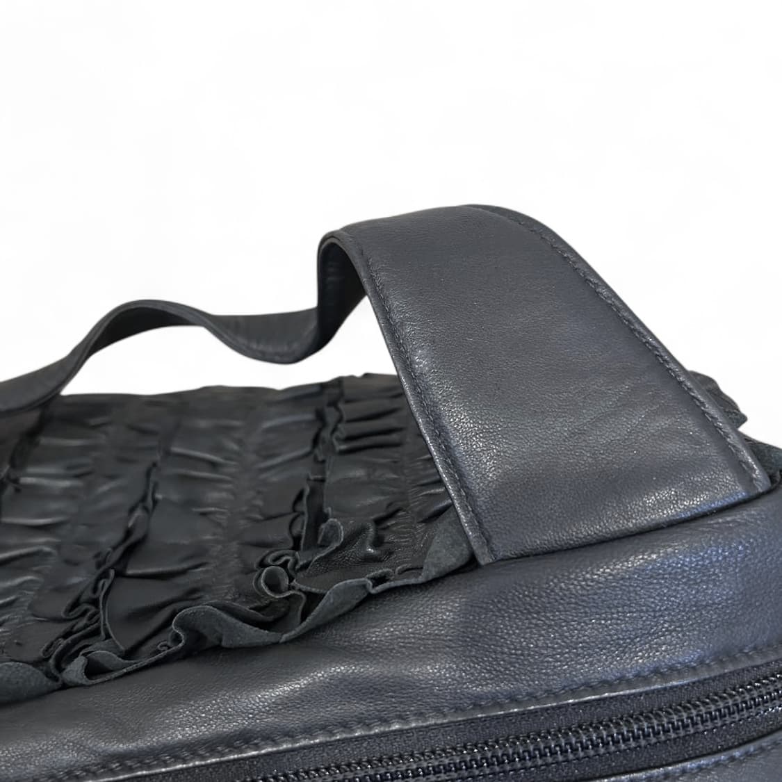 요시노야 긴자 프릴 패턴 토트백 꼼데 요지 스타일 재패니즈 9 상품이미지2