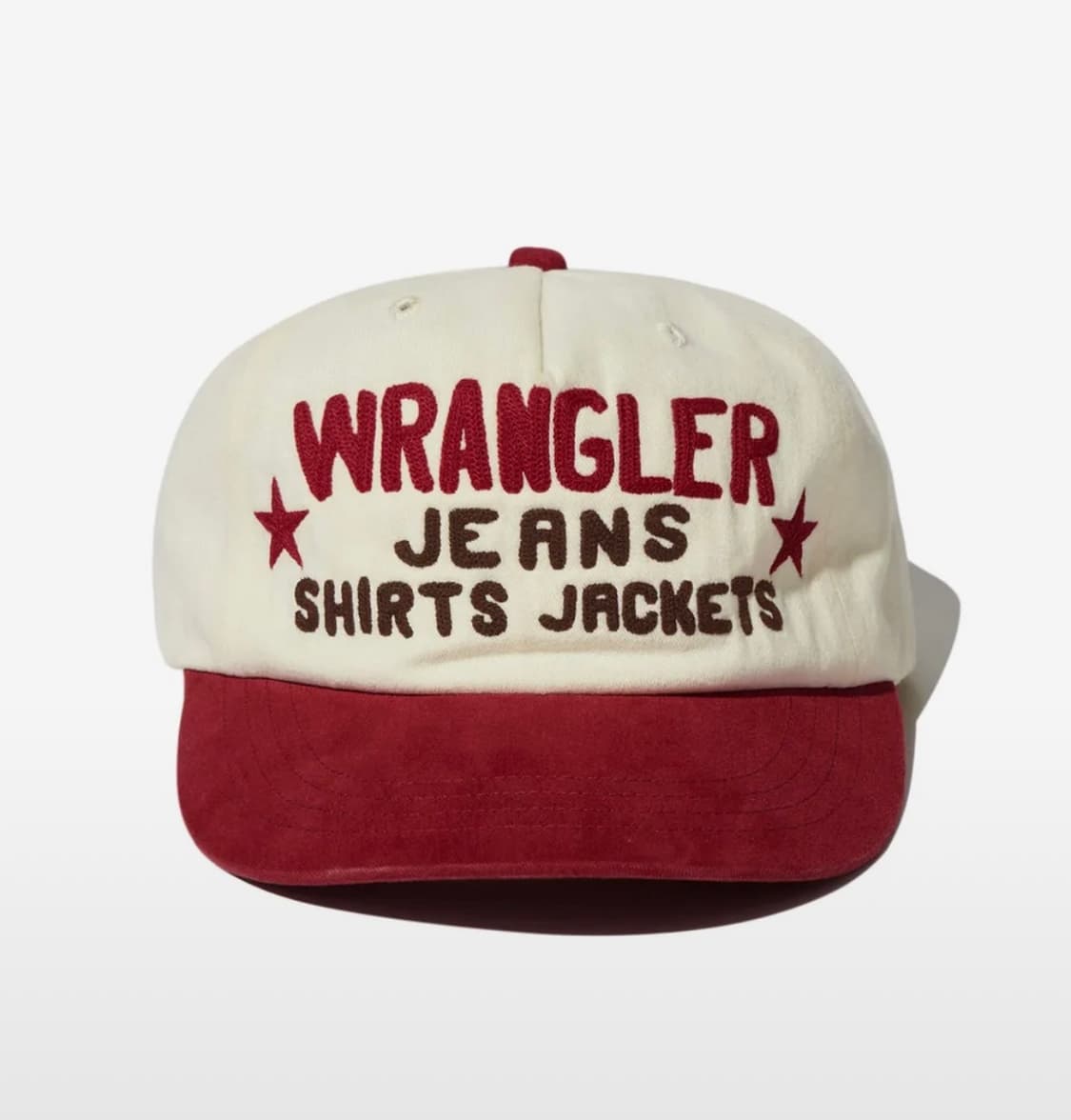 랭글러 레터링 캡 레드 상품이미지2