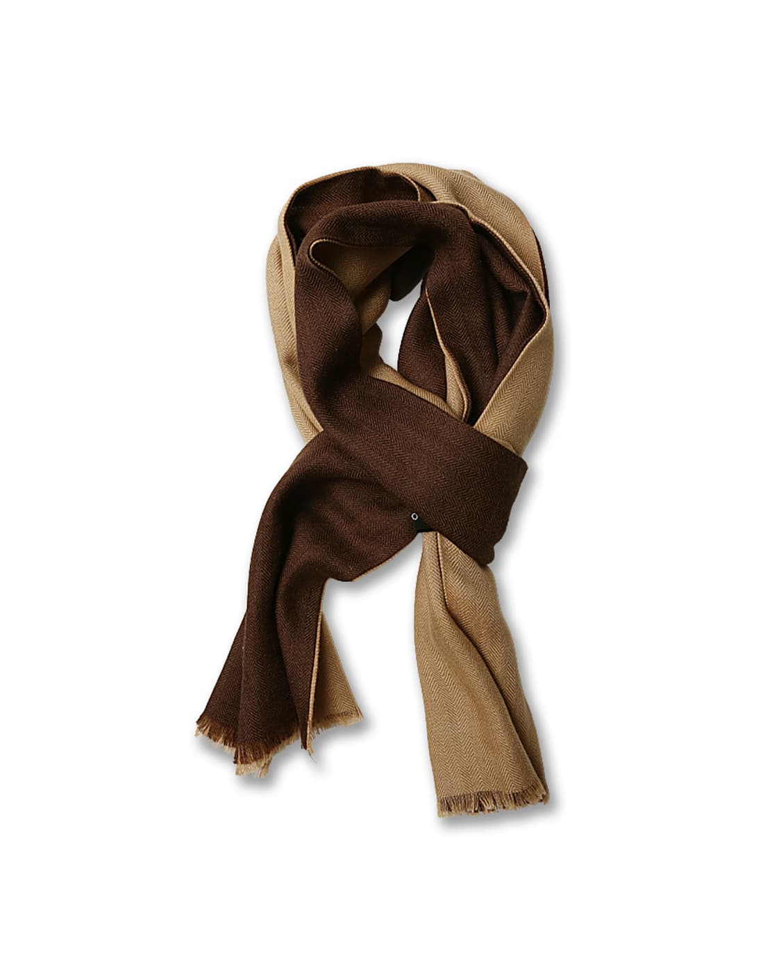 투모로우랜드 [Tomorrowland] 리버시블 헤링본 울 실크 스카프 상품이미지1