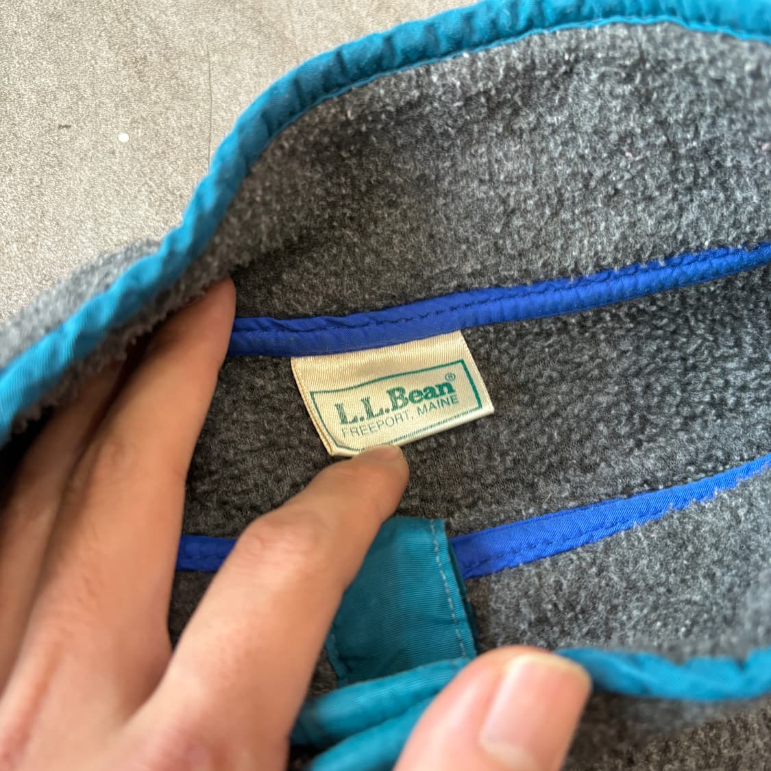 90s L.L.bean 90년대 생산 엘엘빈 그레이 신칠라 스냅티 상품이미지7