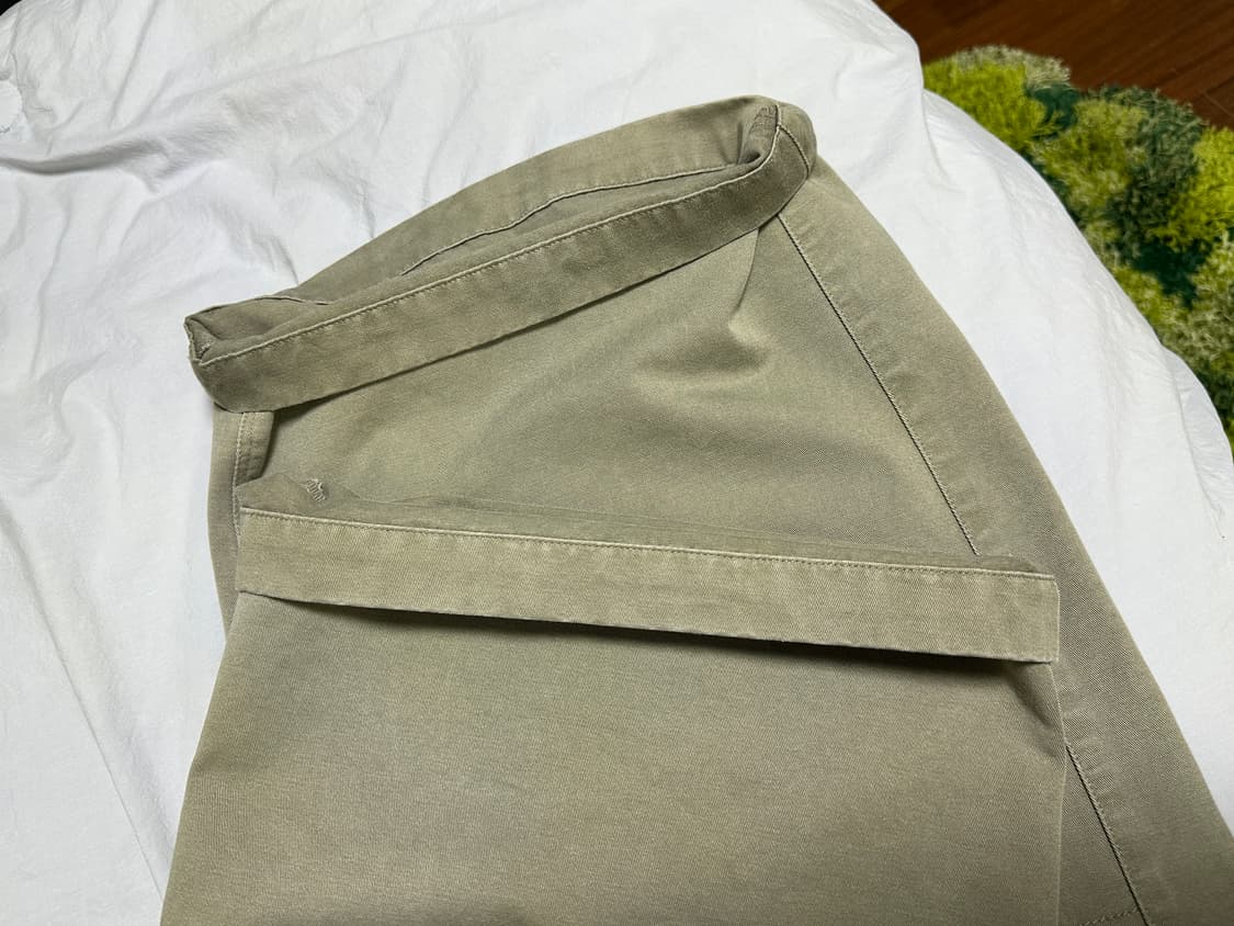 폴리테루 서스펜더 팬츠 치노 베이지 상품이미지5