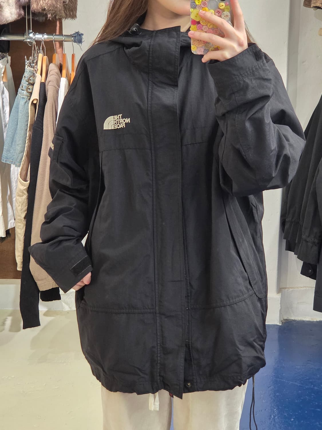 TNF 노스페이스 고프코어 후드 바람막이 상품이미지2