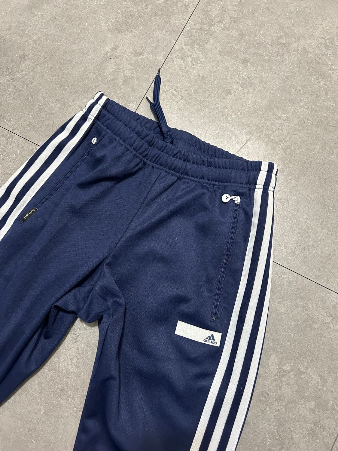 00s 아디다스 네이비컬러 여성용 나일론 스웻팬츠 상품이미지2