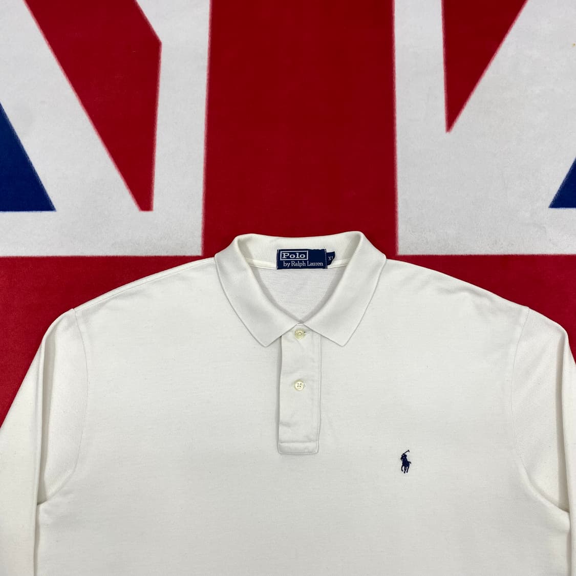 폴로 화이트 카라티 XL  상품이미지3