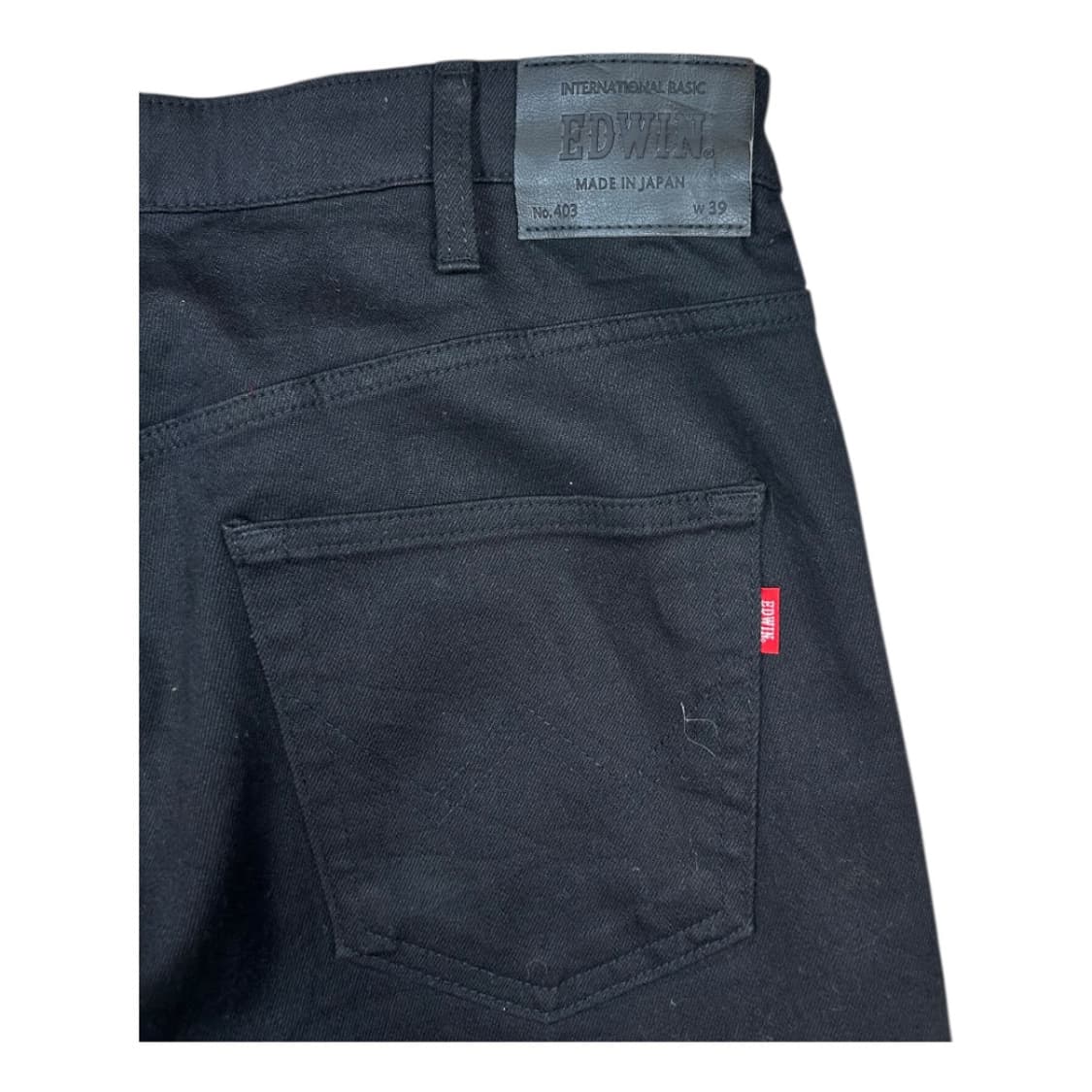 3XL) 빈티지 에드윈 블랙 데님 팬츠 BD-029 상품이미지3