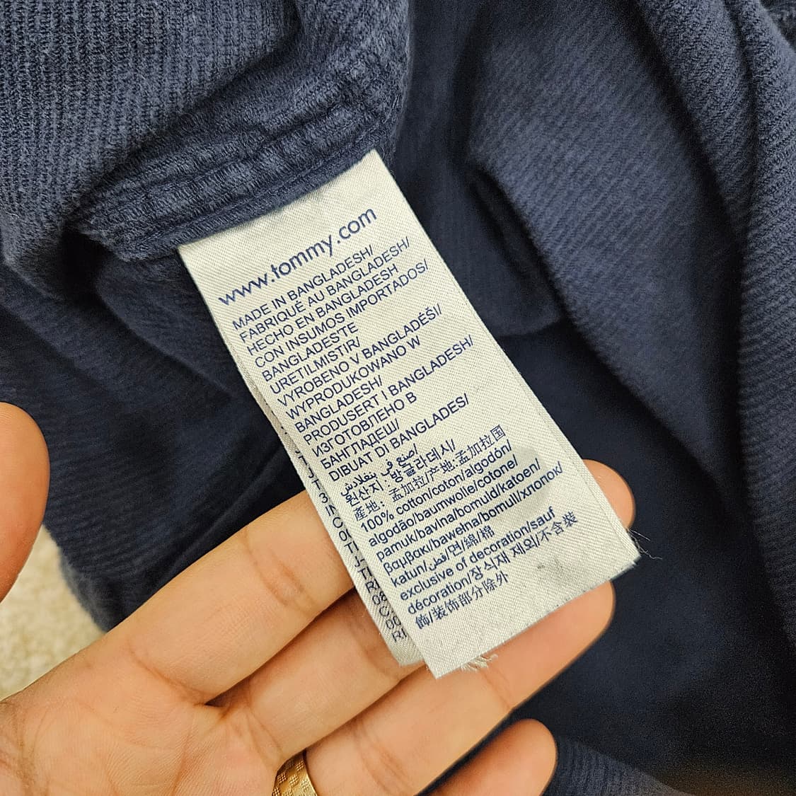 [M] 타미진스 코듀로이 데님 남방 셔츠 1027JM2 상품이미지3