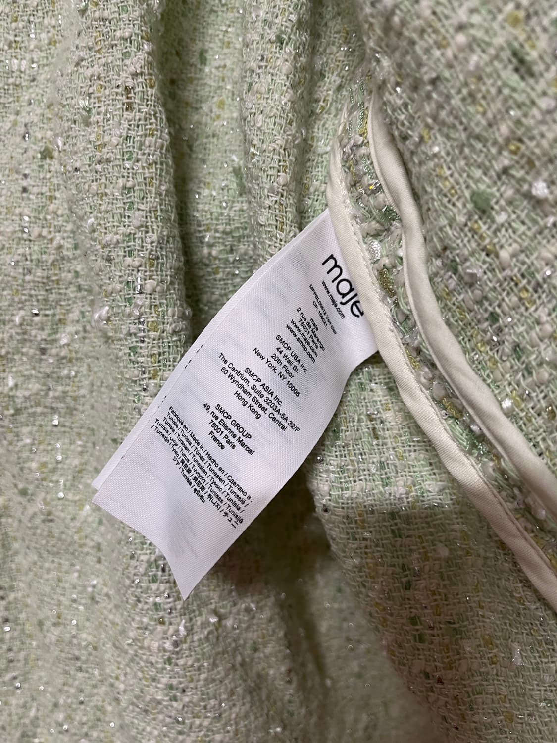 마쥬 트위드 코트 자켓 상품이미지8