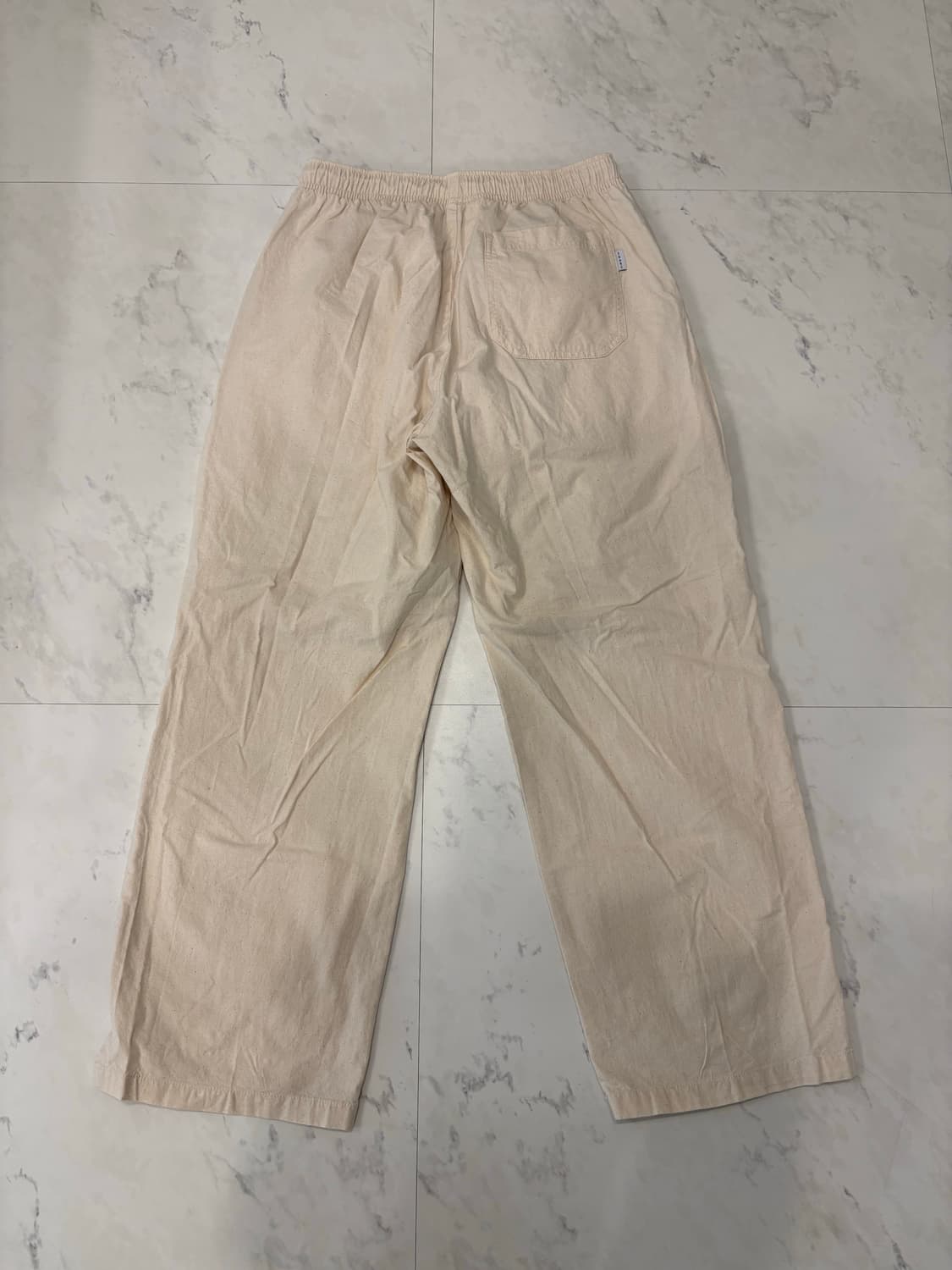 suare linen semi-wide banding pants 상품이미지4