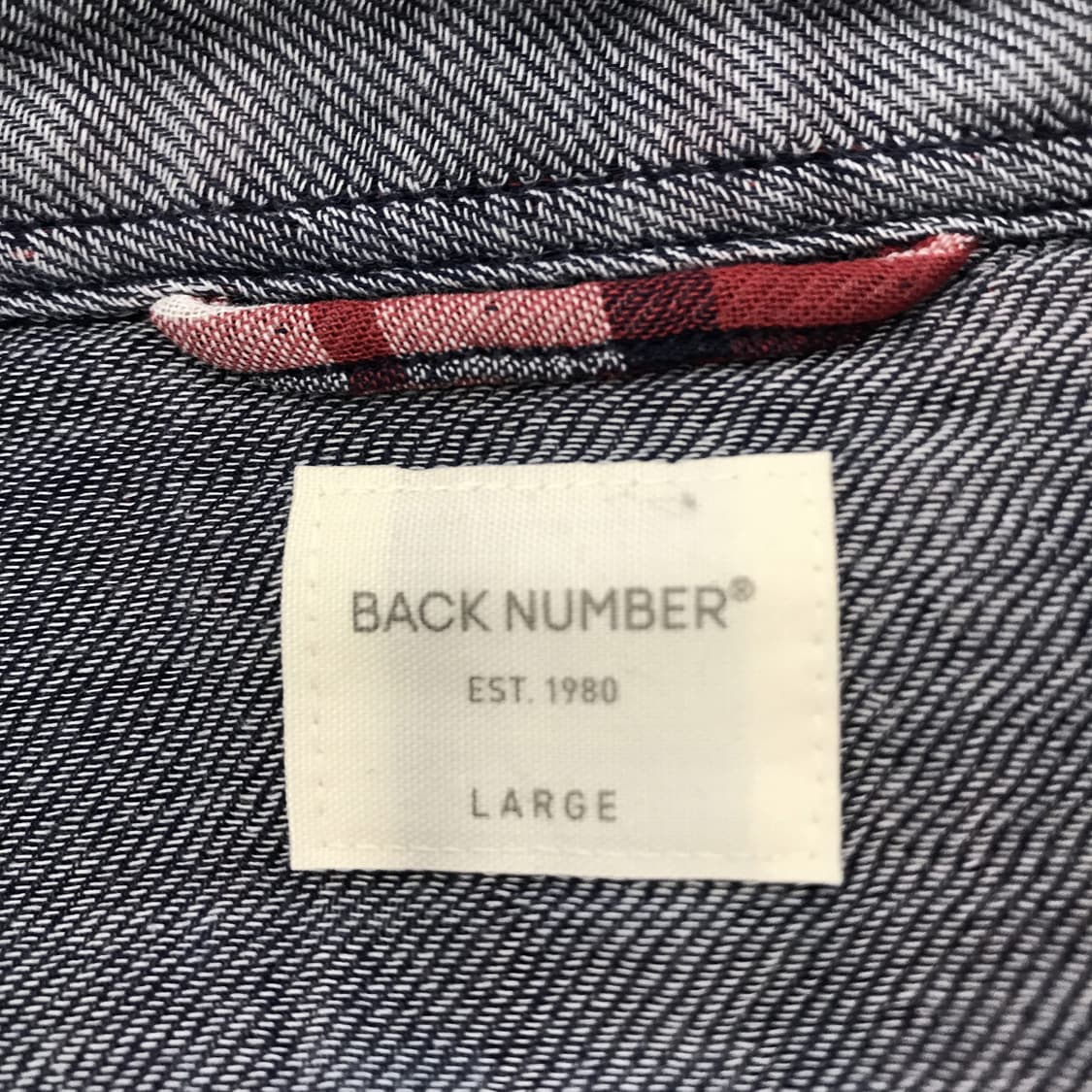 BACK NUMBER JPN 웨스턴 체크셔츠 스냅 [L] 상품이미지4