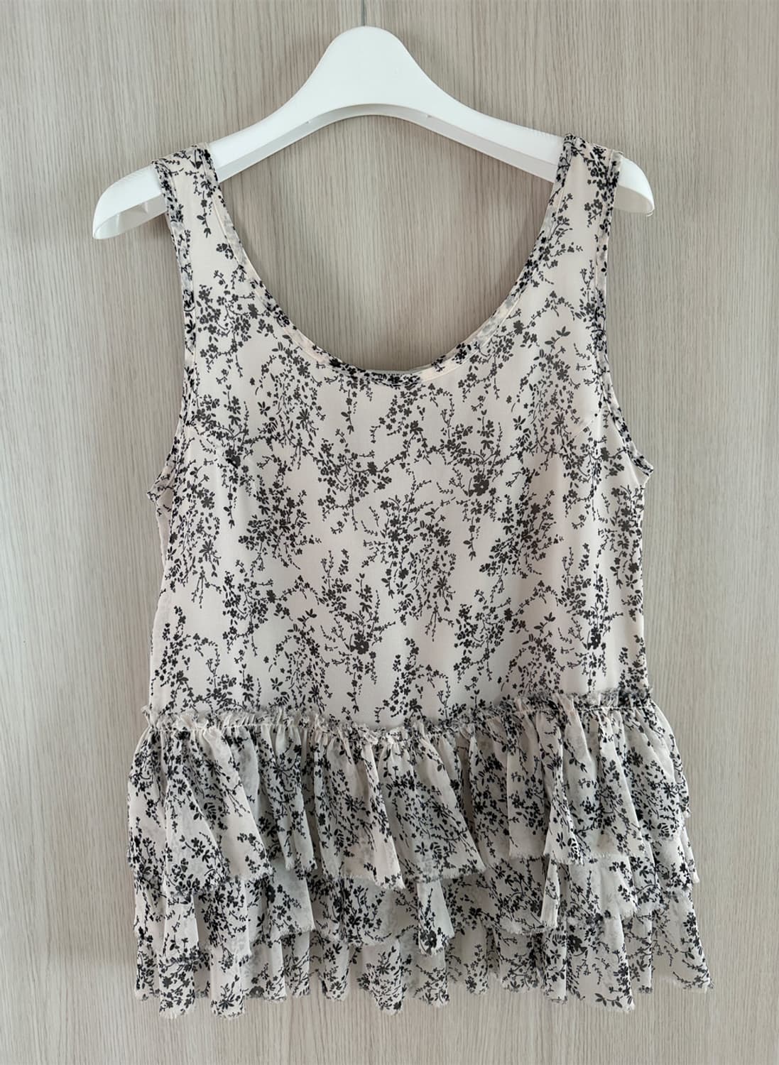 burmula 플라워 프릴 슬리브리스 상품이미지2