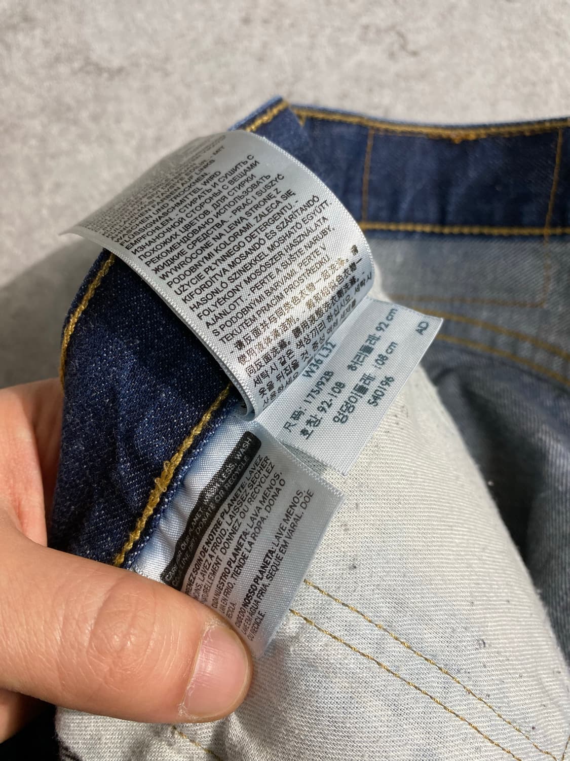 [36] Levi's 501 리바이스 레귤러핏 데님팬츠 상품이미지10