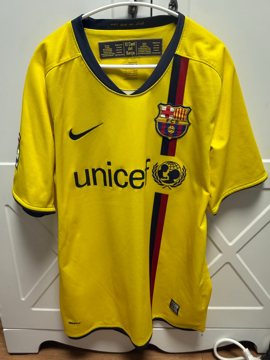 08/09 바르셀로나 어웨이 메시 유니폼 상품이미지1