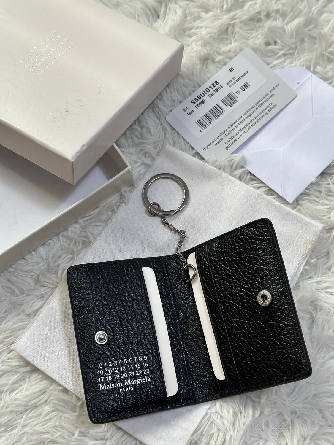 메종 마르지엘라 키링 카드지갑 블랙 상품이미지2