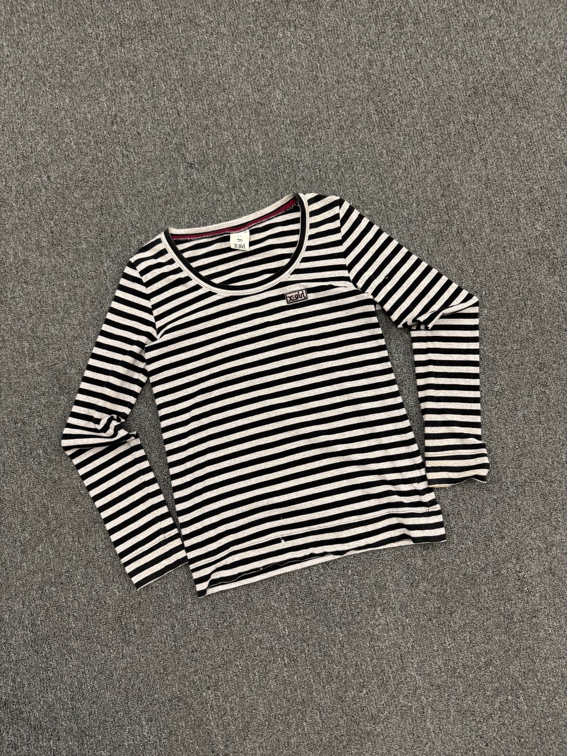 2)X-girl 스트라이프 롱슬리브 상품이미지1