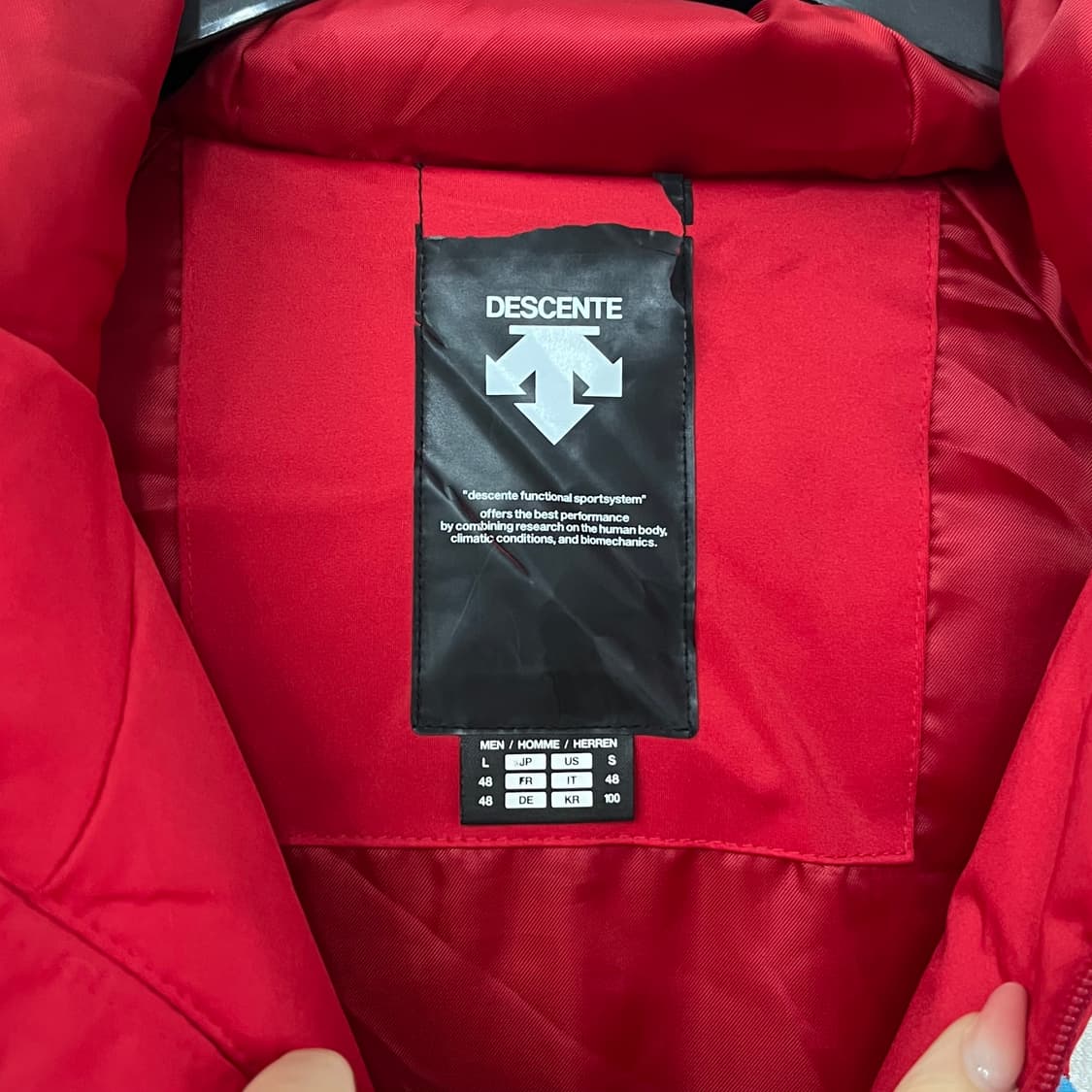 데상트 아우디 스위스 스키팀 헤비 덕다운 패딩 점퍼 상품이미지8