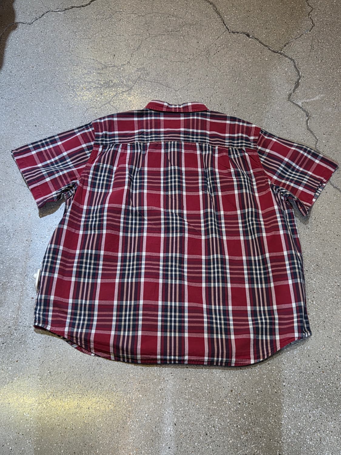 칼하트 레드 체크반팔셔츠 상품이미지5