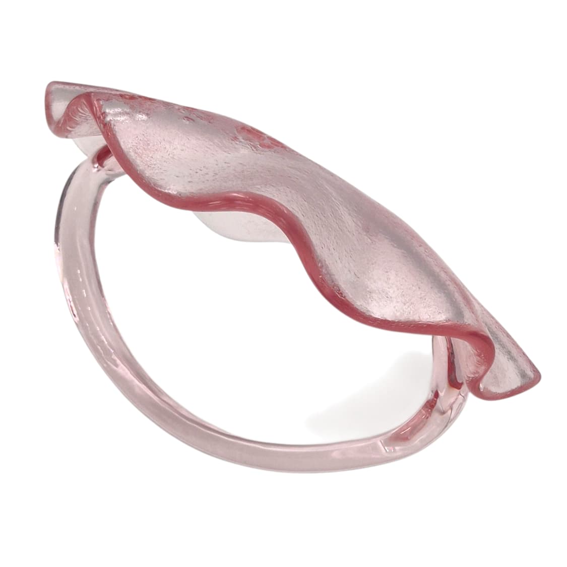 90s 오타루 핸드블로운 발자국 러플 바구니 상품이미지5