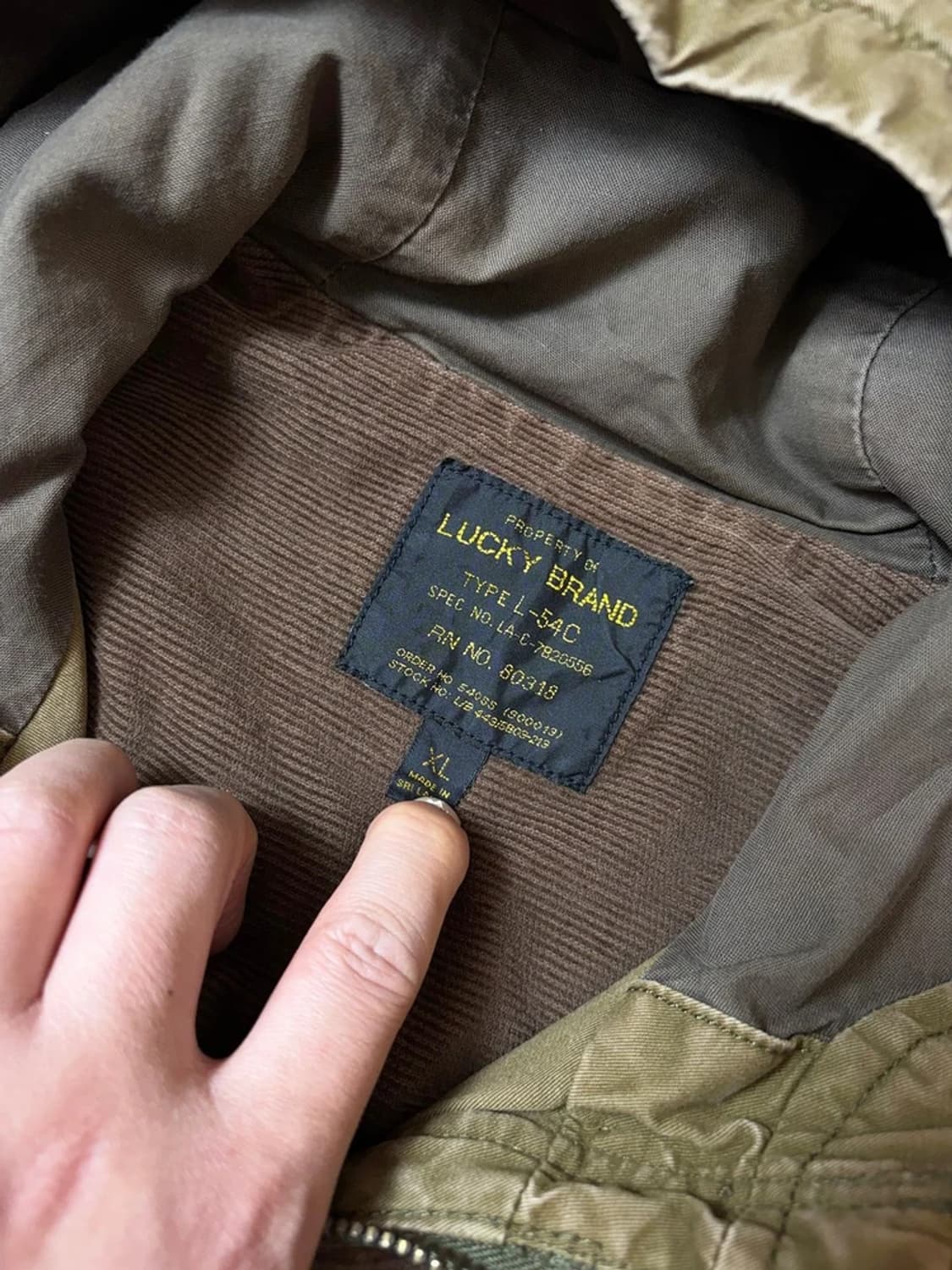 럭키브랜드 L-54C 밀리터리 후디 필드 워크 자켓 PN9201 상품이미지7