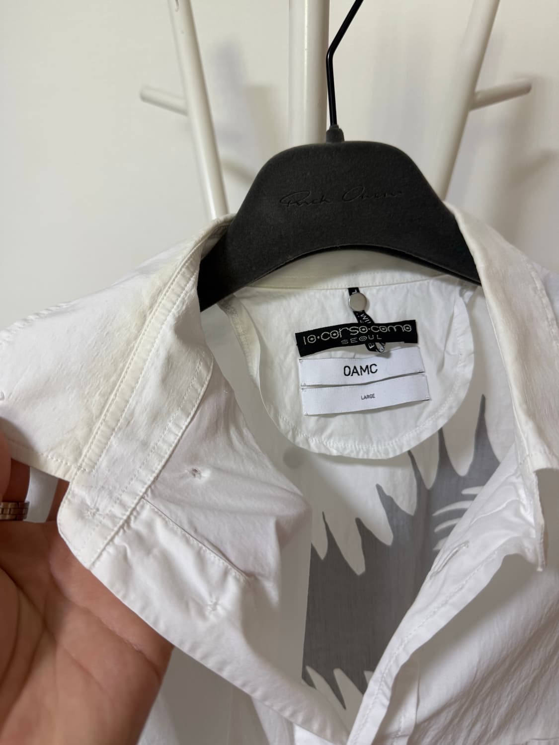 백 프린팅 셔츠 상품이미지3