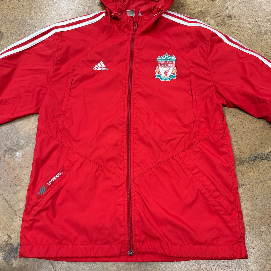 [정품/95] 아디다스 리버풀 FC 바람막이 자켓 레드 b17 상품이미지3
