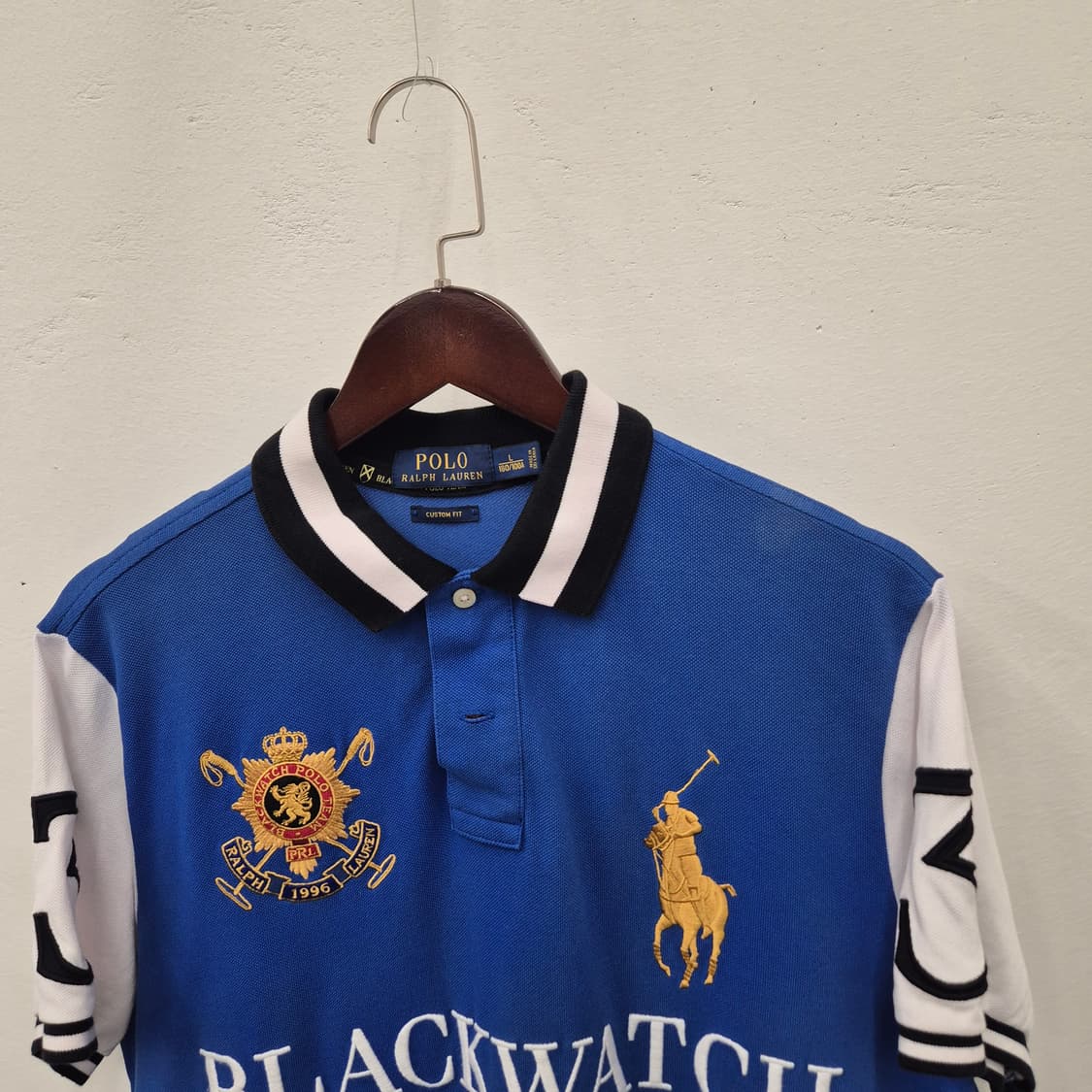 폴로 랄프로렌 치프키 블랙 워치 폴로팀 커스텀 핏 반팔 L 상품이미지2