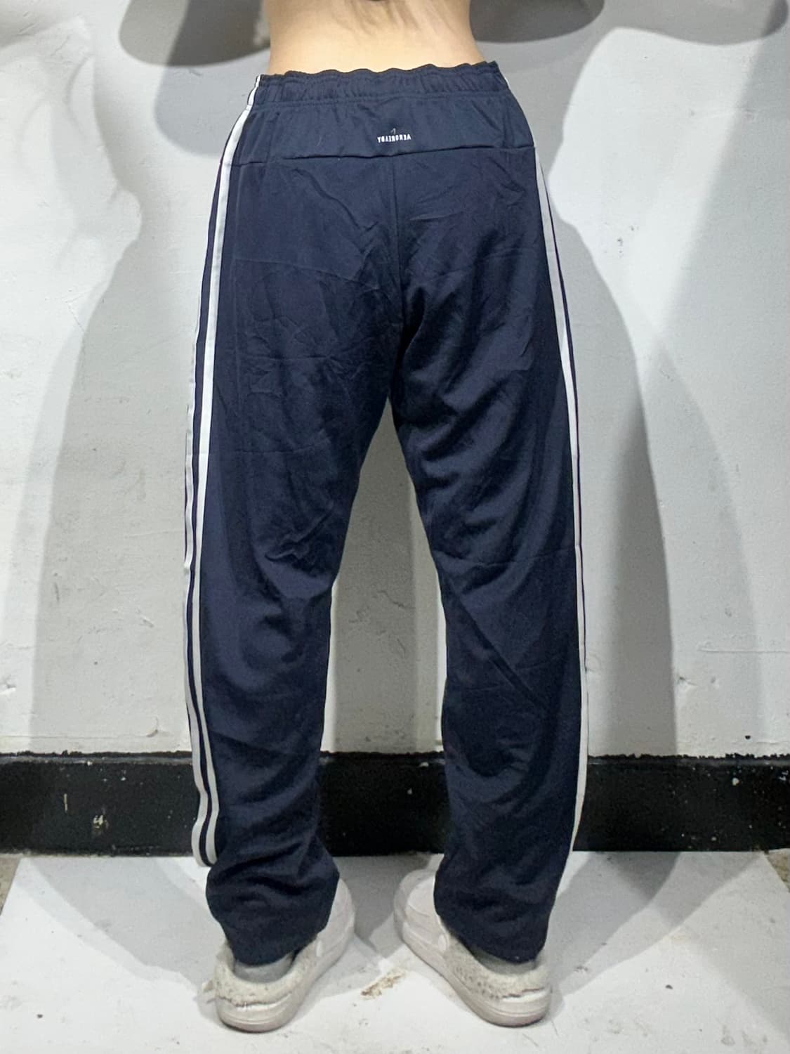 아디다스 네이비 화이트 삼선 트레이닝 팬츠 XL  상품이미지3
