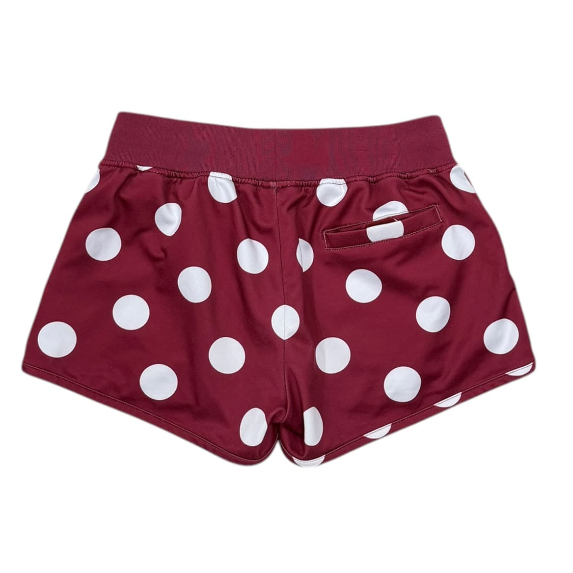 노스페이스 빈티지 도트 땡땡이 폴카 패턴 쇼츠 반바지 버건디 레드 상품이미지3