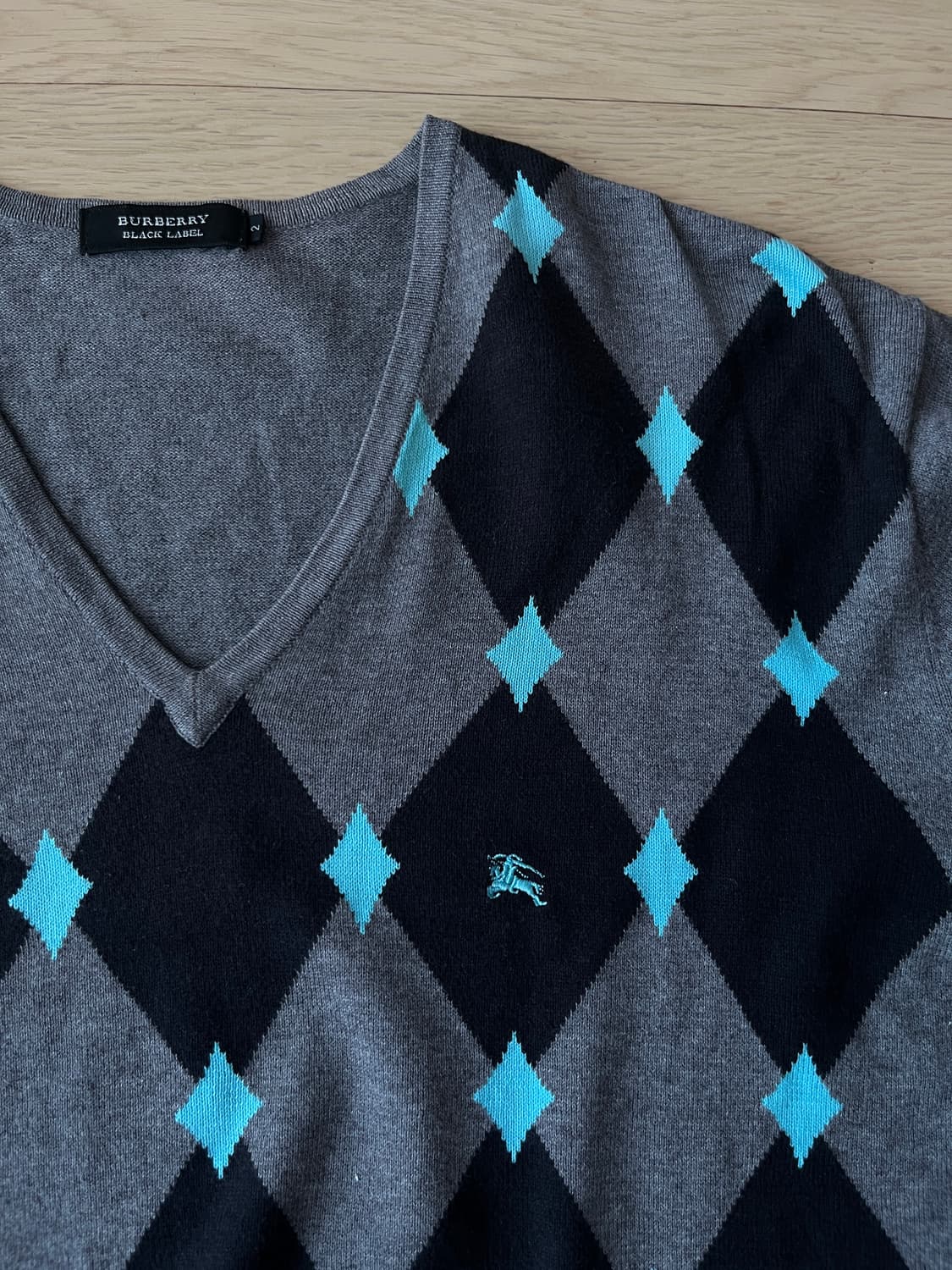 Burberry 블루 로고 다이아몬드 롱슬리브 상품이미지1