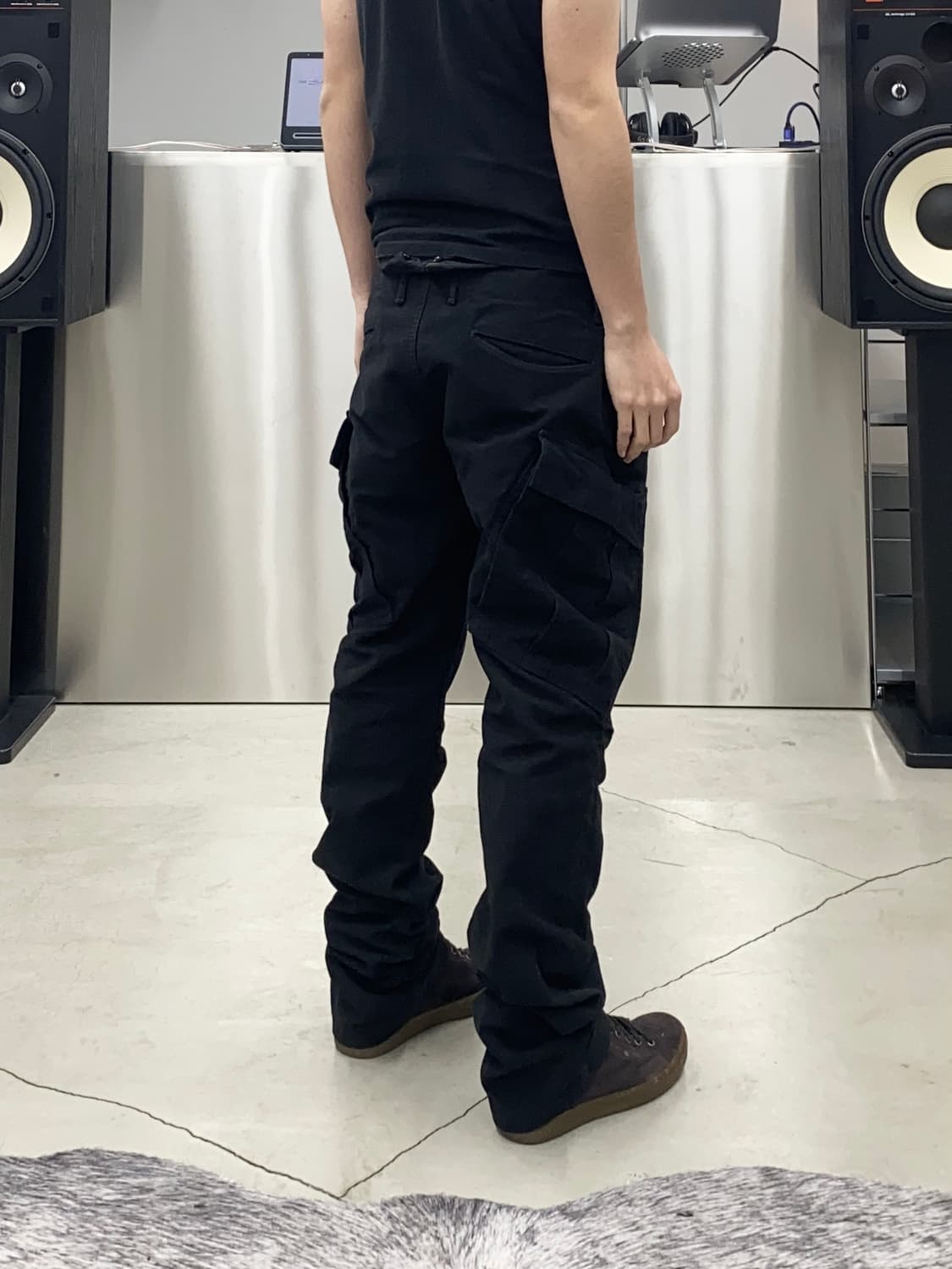 캐피탈 블랙 카고 팬츠 상품이미지2