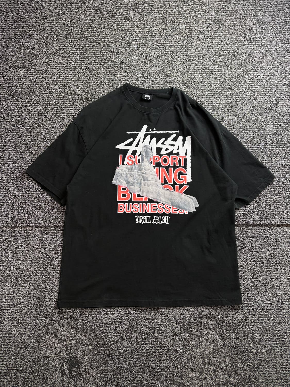 스투시x오프화이트 버질 아볼로 월드투어 반팔 2825 상품이미지2