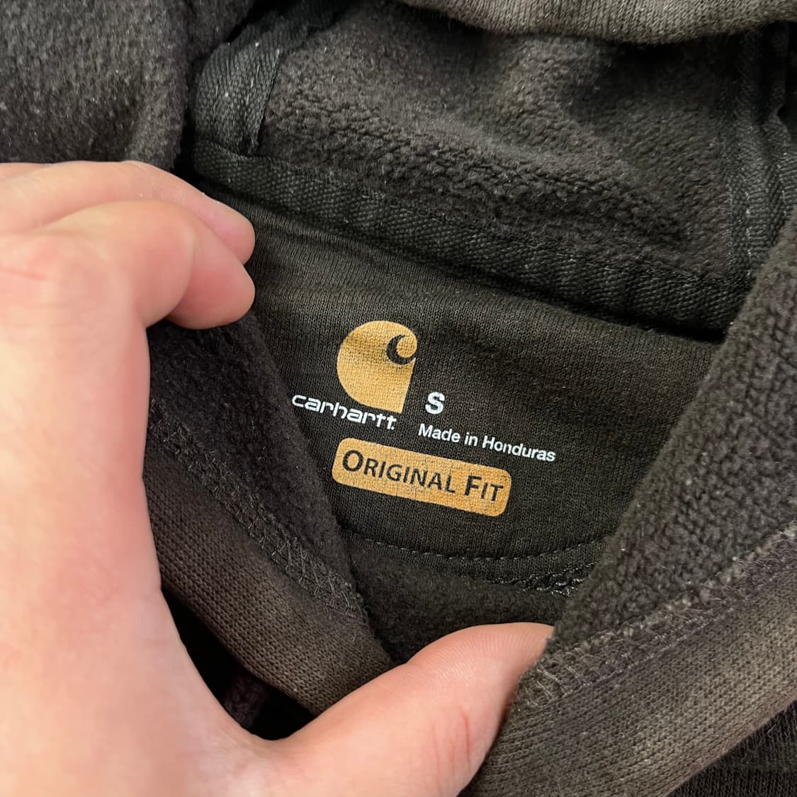 100 칼하트 사이드라인 브라운 후드티 상품이미지2