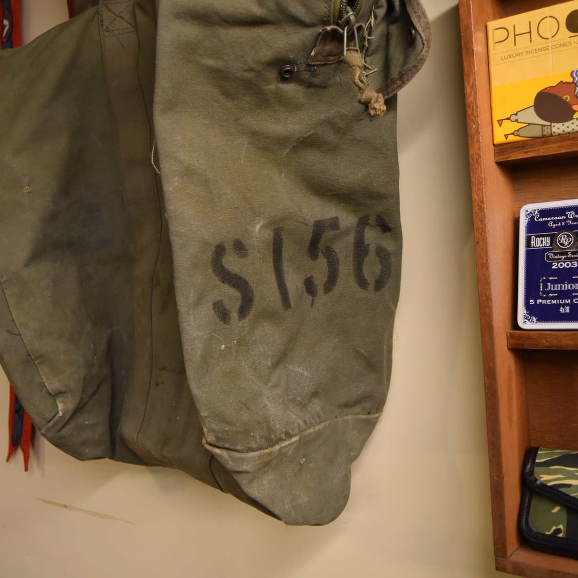 미군 오리지널 조종사 캔버스 키트백 S156 상품이미지3