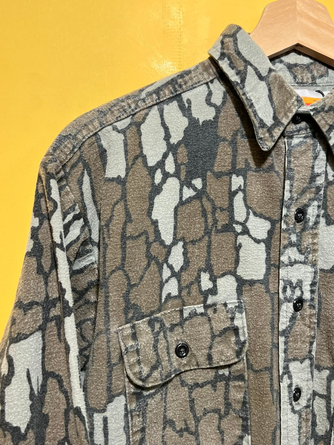 80s [XL] 윈체스터 Trebark 카모 플란넬 셔츠 상품이미지3
