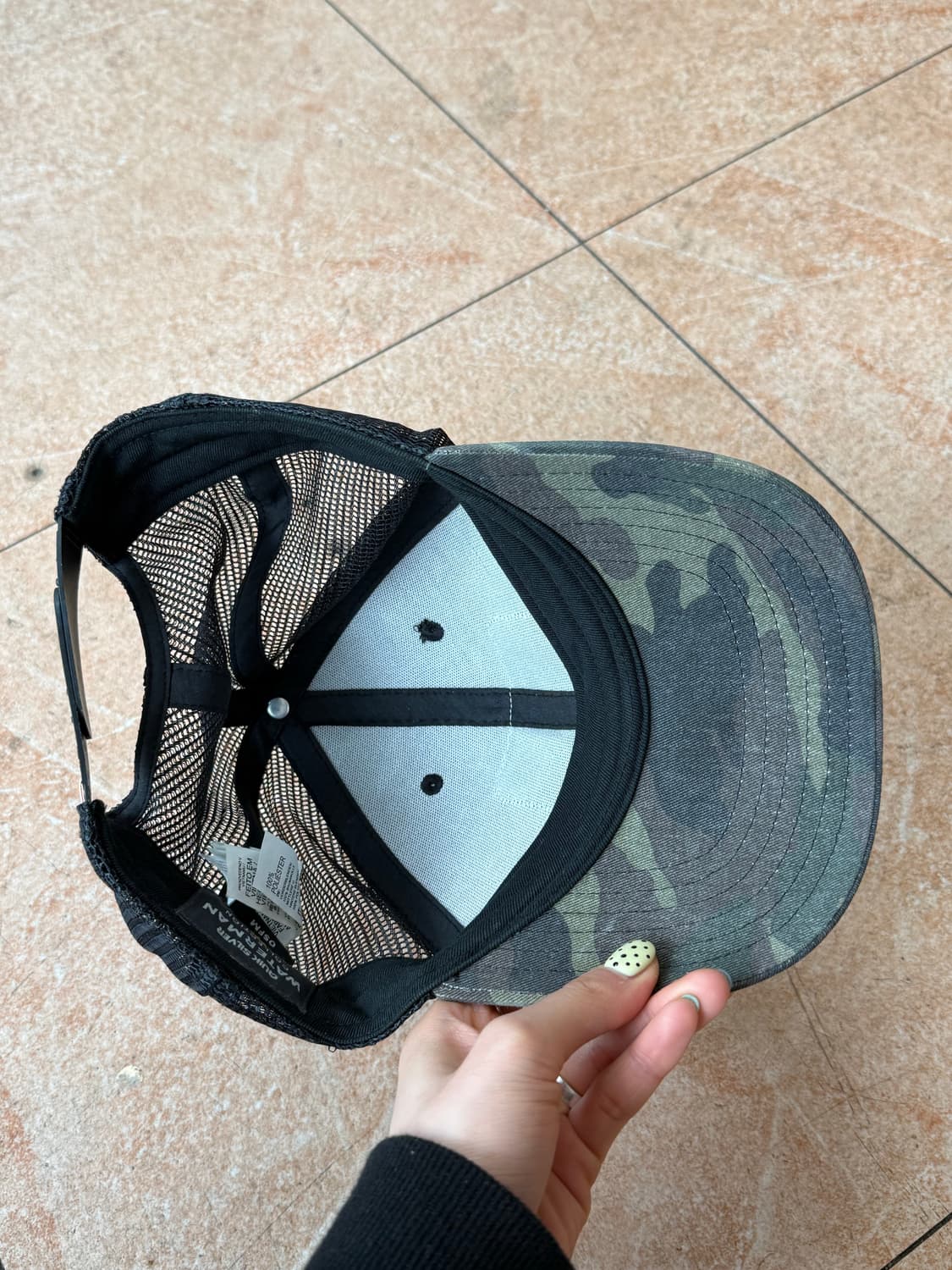 퀵실버 카모 매쉬 트러커캡 상품이미지4