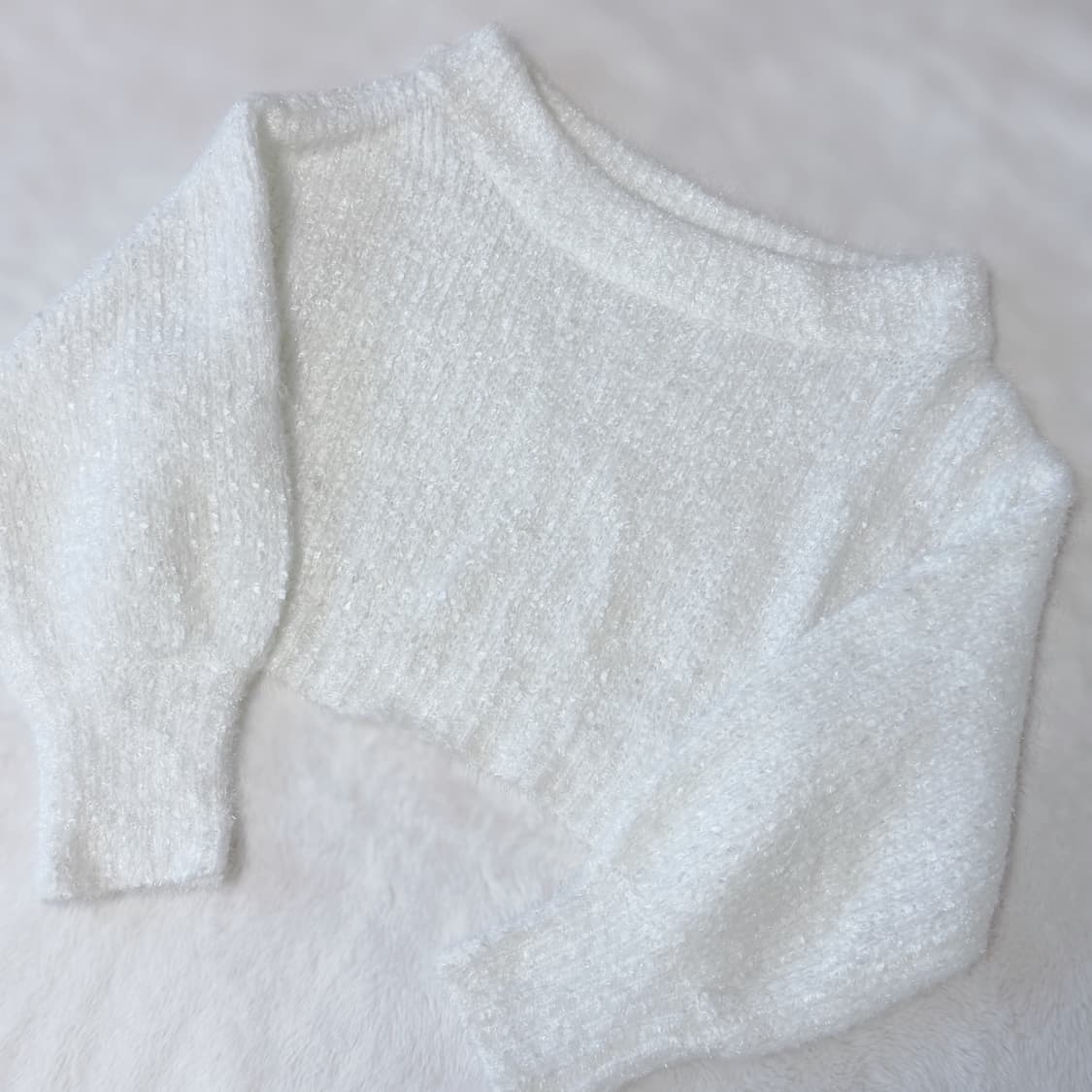 RIENDA 히메갸루 오네갸루 달천깔 바닐라 크롭 니트 ≽^•⩊•^≼ 상품이미지2