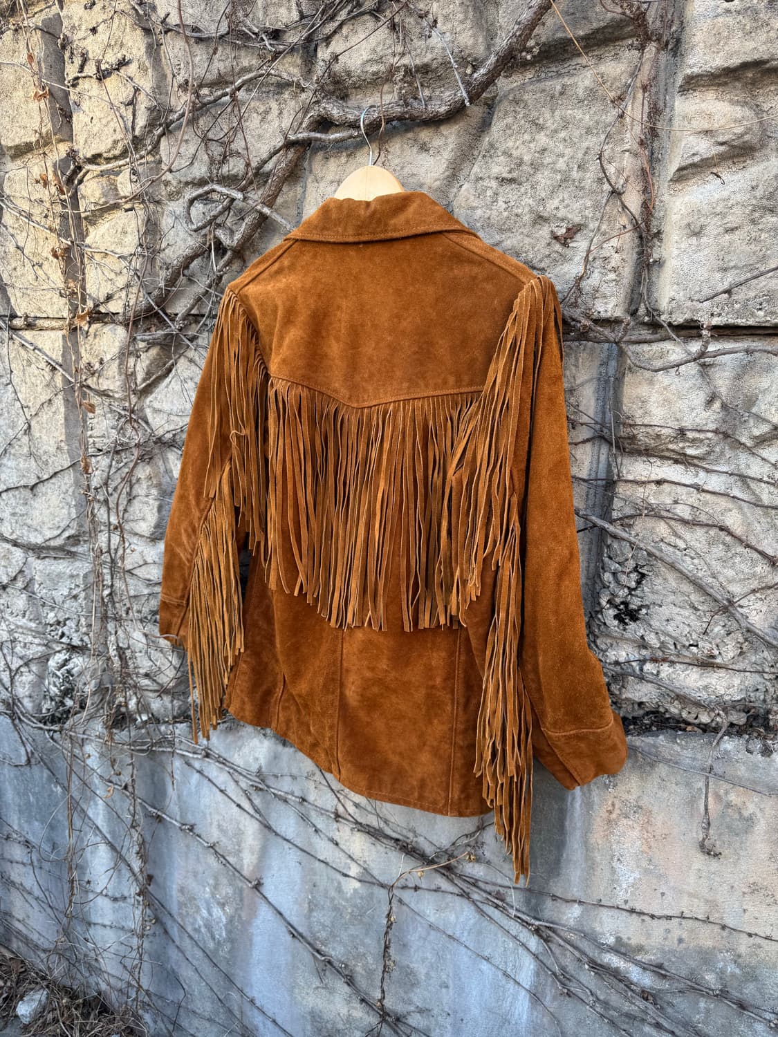 70s 쇼트 스웨이드 프린지 자켓 schott 웨스턴 가죽 자켓 상품이미지4