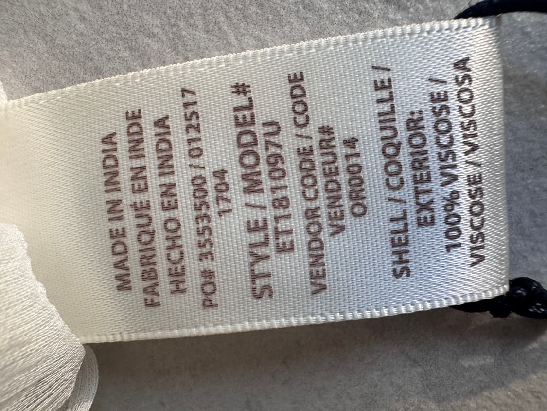 새상품 컨디션 7 For All Mankind 에스닉 화이트 블라우스 X 상품이미지9