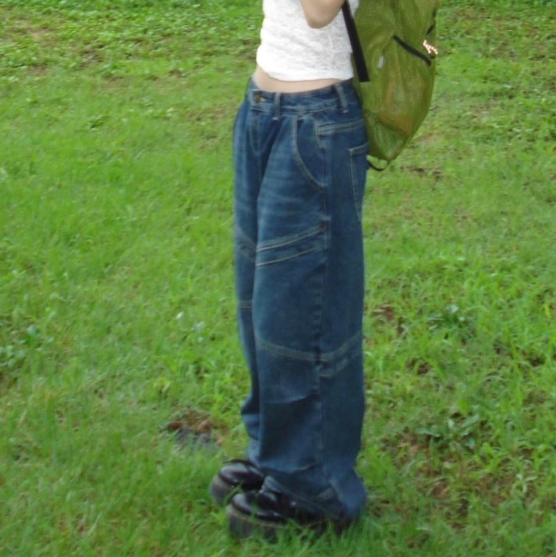 아워캐비넷 incision denim pants 절개 데님 팬츠 상품이미지5